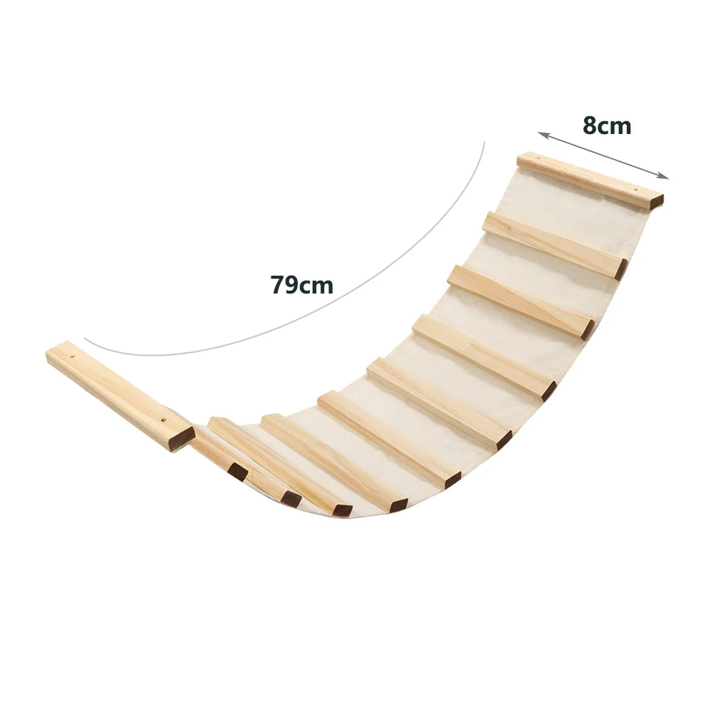 Cat Climbing Shelf Wall Mounted Four Step Stairway With Sisal Scratching Post For Cats Tree Perch Platform Jumping Furniture
