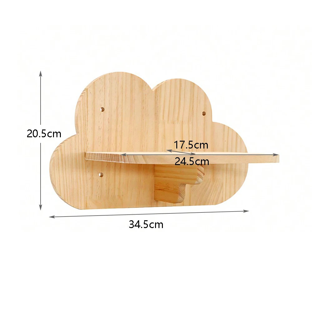 Cat Climbing Shelf Wall Mounted Four Step Stairway With Sisal Scratching Post For Cats Tree Perch Platform Jumping Furniture