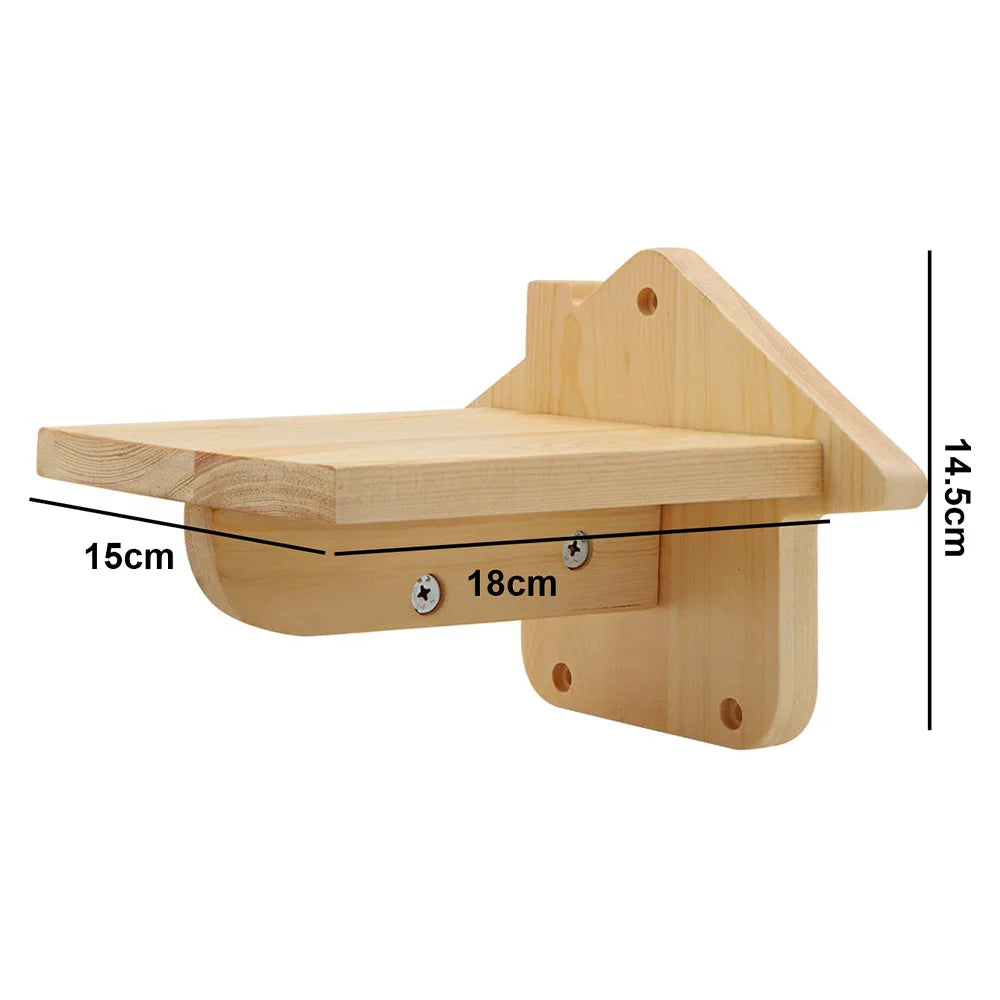 Cat Climbing Shelf Wall Mounted Four Step Stairway With Sisal Scratching Post For Cats Tree Perch Platform Jumping Furniture
